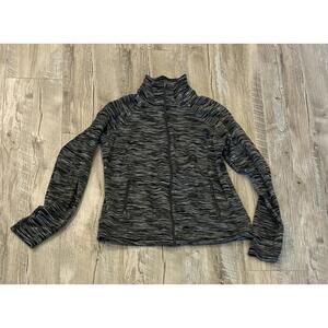 New Women's Columbia Gray and Black Patterned Zip-Up Jacket Size Medium